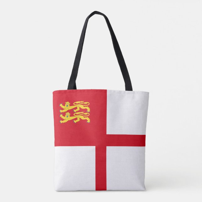 Tote Bag Drapeau de Sercq (Dos)