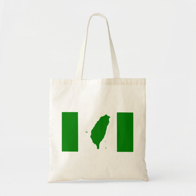 Tote Bag Drapeau de Taïwan indépendant - 臺灣獨立運動 - 台灣獨立運動 (Devant)
