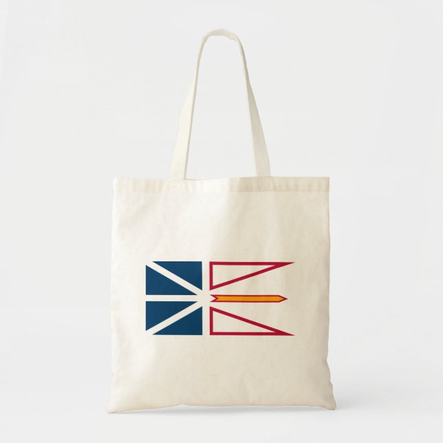 Tote Bag Drapeau de Terre-Neuve-et-Labrador (Canada) (Devant)