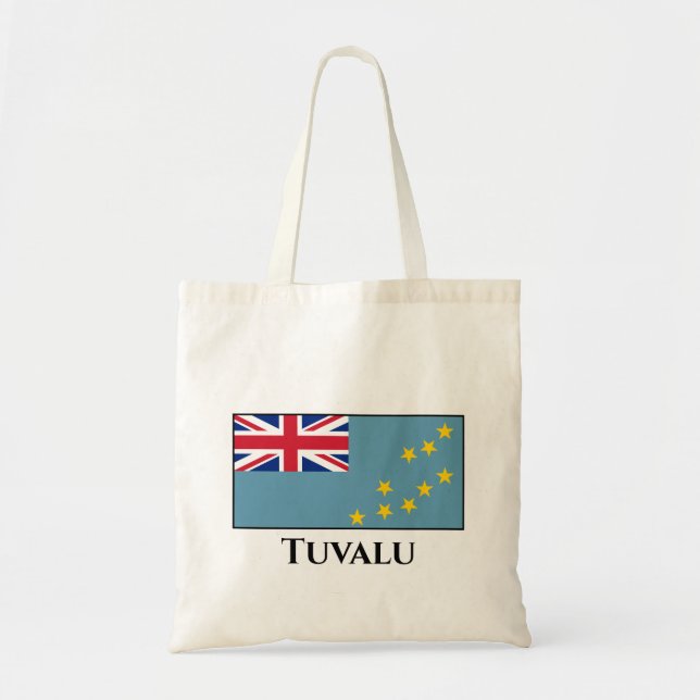 Tote Bag Drapeau de Tuvalu (Tuvaluan) (Devant)