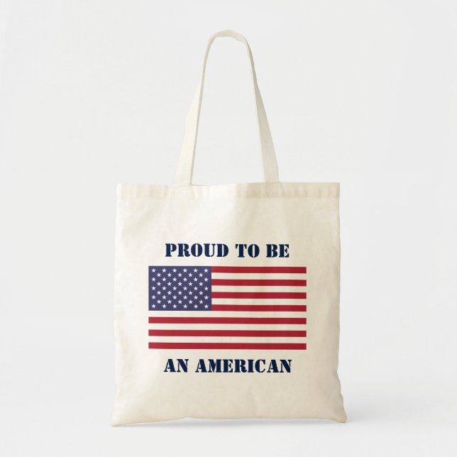 Tote Bag Drapeau des États-Unis (Devant)