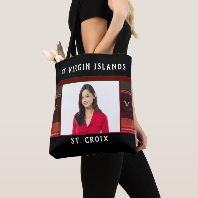 Tote Bag Drapeau des îles Vierges américaines Ste Croix Pho (De près)