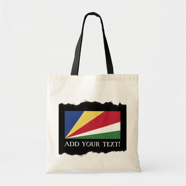 Tote Bag Drapeau des Seychelles (Devant)
