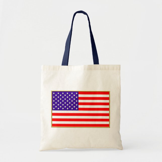 Tote Bag Drapeau des USA (Devant)