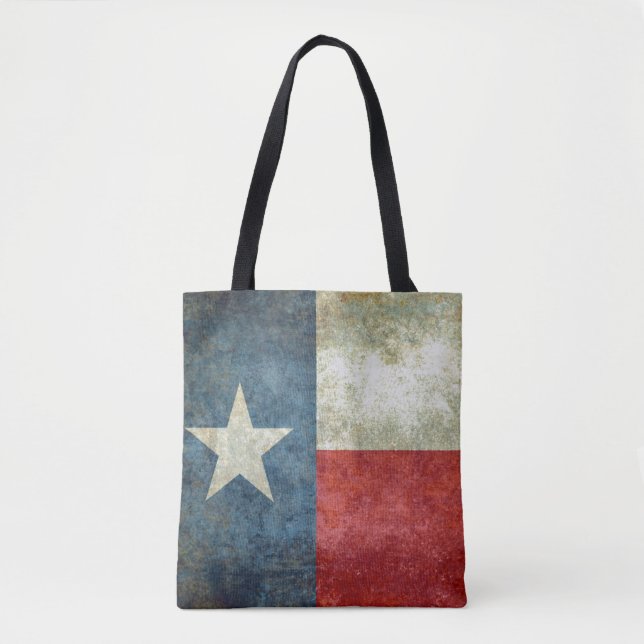 Tote Bag Drapeau d'état du Texas (Devant)