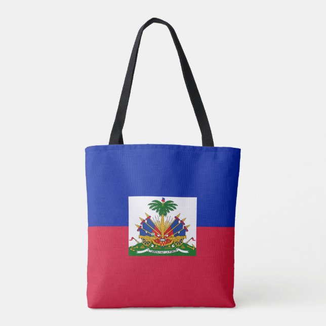 Tote Bag Drapeau d'Haïti (Dos)