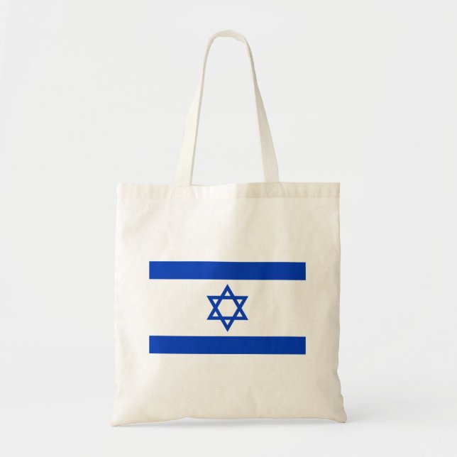 Tote Bag Drapeau d'Israël (Devant)
