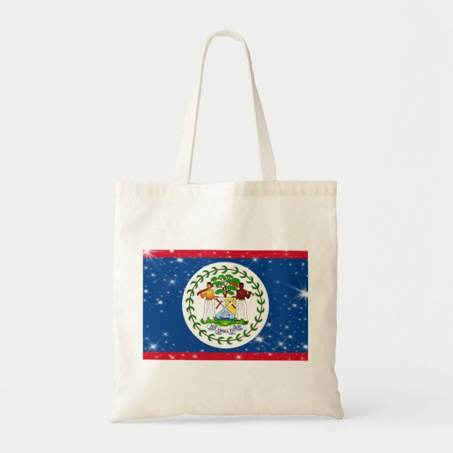 Tote Bag Drapeau du Belize (Devant)