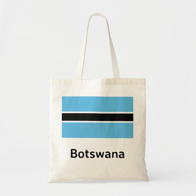 Tote Bag Drapeau du Botswana (Devant)