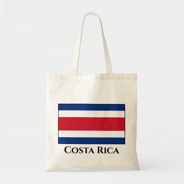 Tote Bag Drapeau du Costa Rica (Devant)