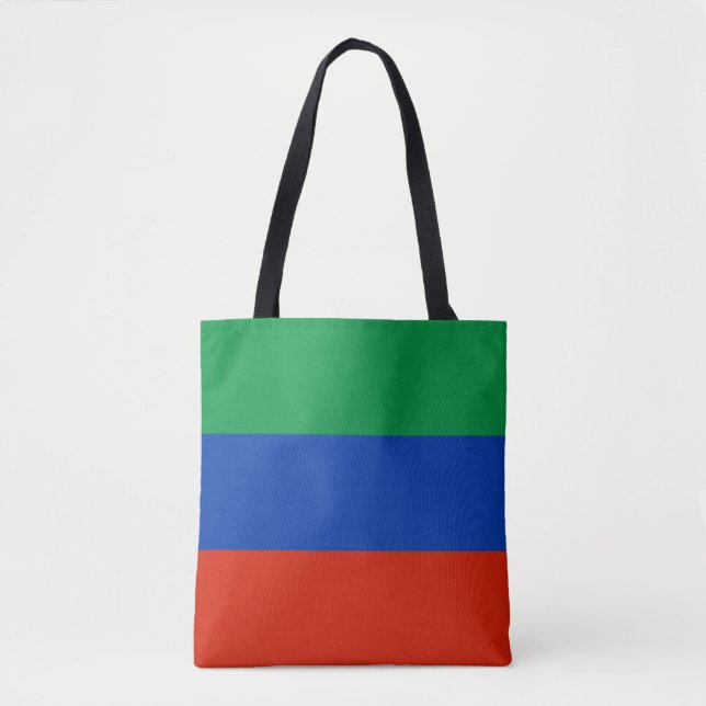 Tote Bag Drapeau du Daghestan (Devant)