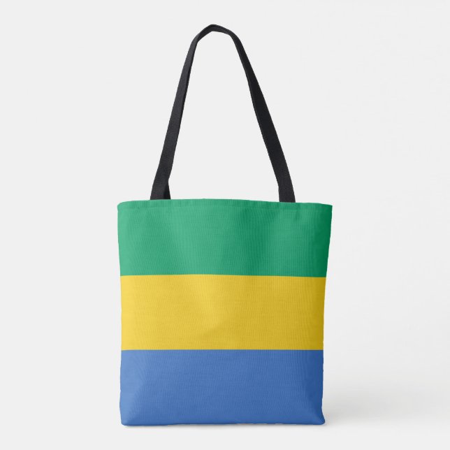 Tote Bag Drapeau du Gabon (Dos)