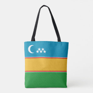 Tote Bag Drapeau du Karakalpakstan