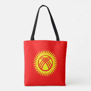 Tote Bag Drapeau du Kirghizistan
