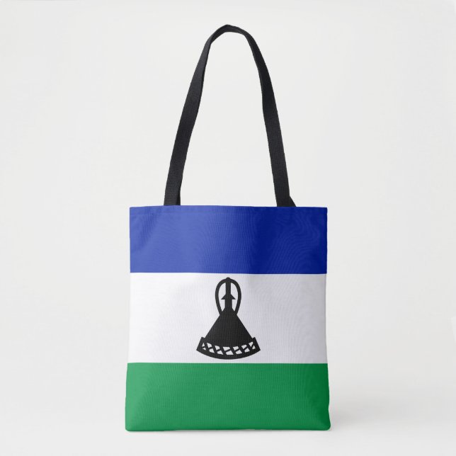 Tote Bag Drapeau du Lesotho (Devant)
