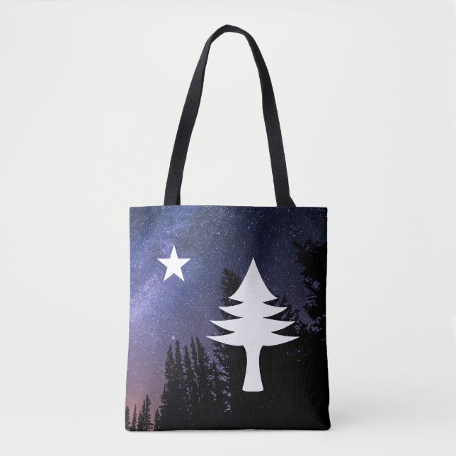Tote Bag Drapeau du Maine 1901 - Édition étoilée (Devant)