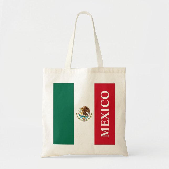 Tote Bag Drapeau du Mexique (Devant)