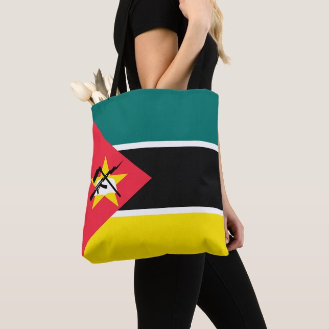 Tote Bag Drapeau du Mozambique (De près)