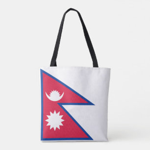 Tote Bag Drapeau du Népal