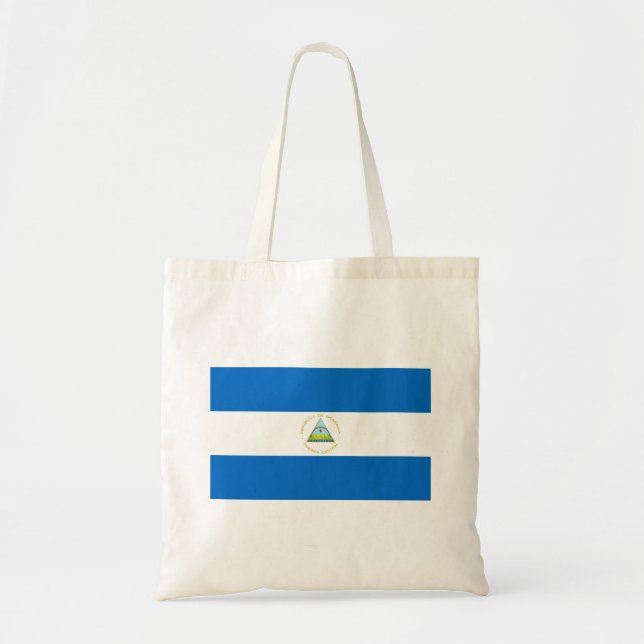 Tote Bag Drapeau du Nicaragua (Devant)