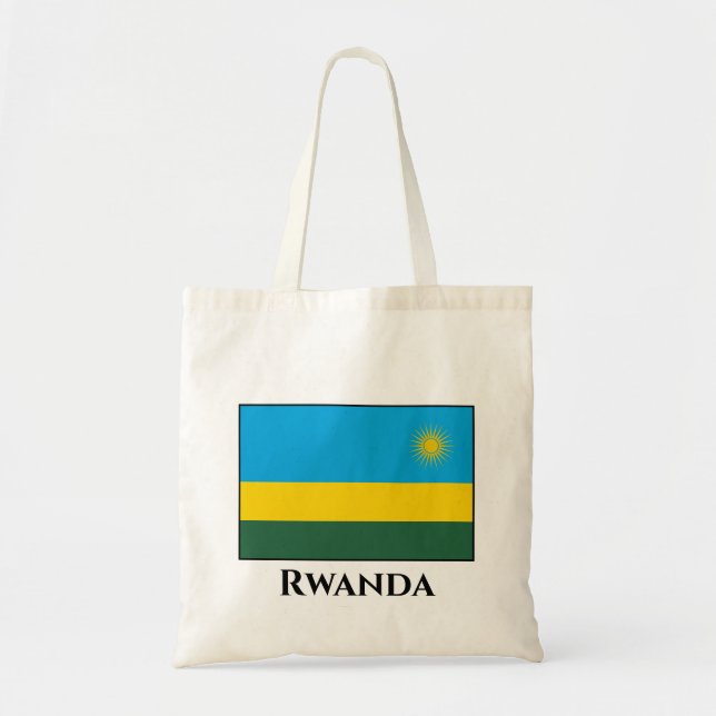 Tote Bag Drapeau du Rwanda (Devant)