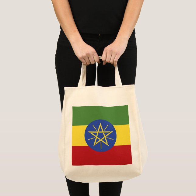 Tote Bag Drapeau éthiopien (Devant (produit))