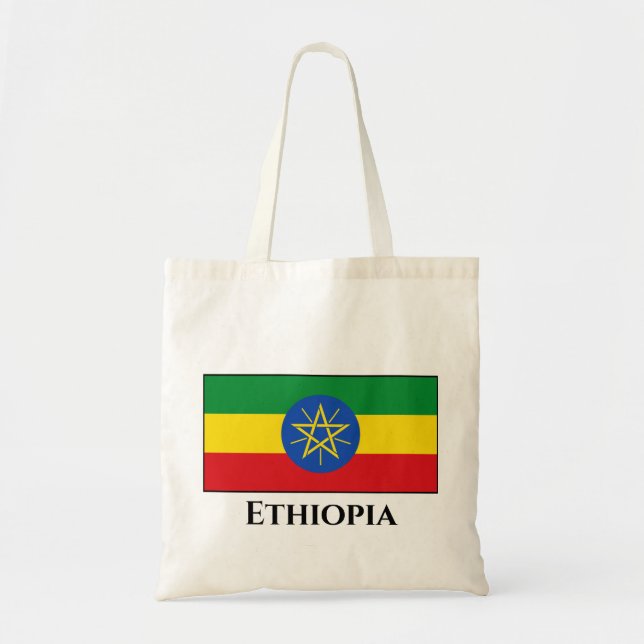 Tote Bag Drapeau éthiopien (Devant)