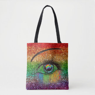 Tote Bag Drapeau fabuleux w/Eye 53086FE de collection de la