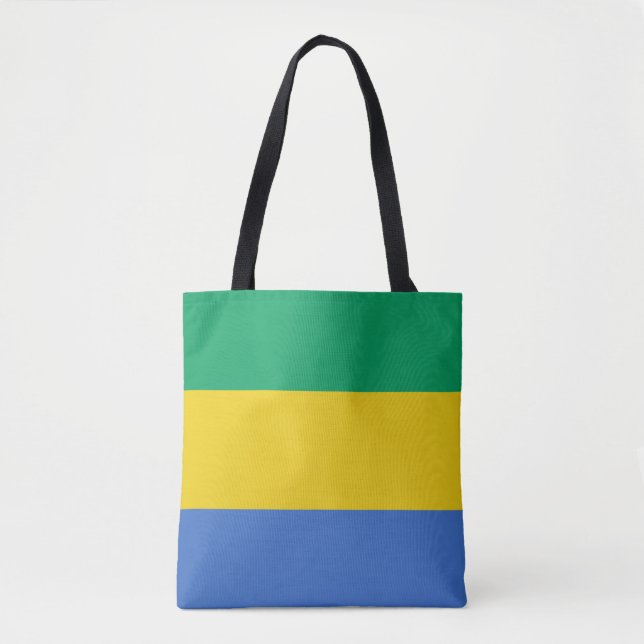 Tote Bag Drapeau Gabon (Devant)