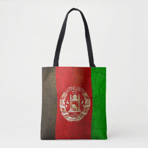 Tote Bag Drapeau grunge de l'Afghanistan