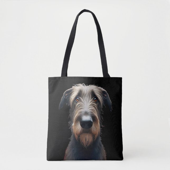 Tote Bag Drapeau irlandais sot Wolfhound et irlandais (Devant)