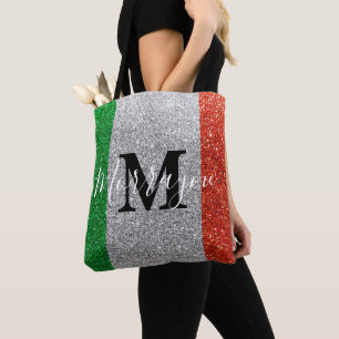 Tote Bag Drapeau italien Parties scintillant Rome Venise It