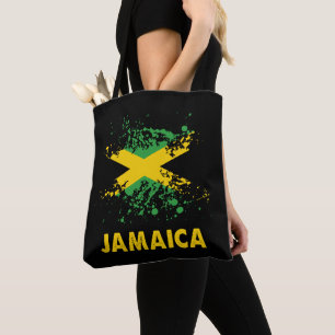 Tote Bag Drapeau jamaïcain Retro