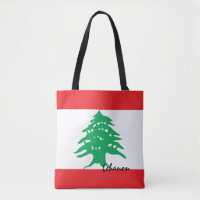 Drapeau libanais et Moyen-Orient - fans de mode et