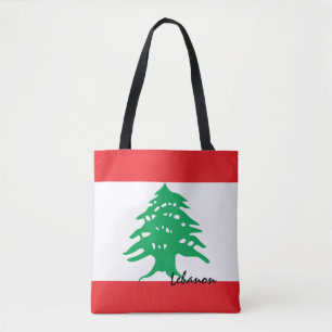 Tote Bag Drapeau libanais et Moyen-Orient - fans de mode et