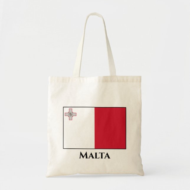 Tote Bag Drapeau maltais (Devant)