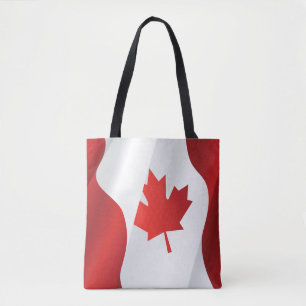 Tote Bag Drapeau Maple Leaf Canada