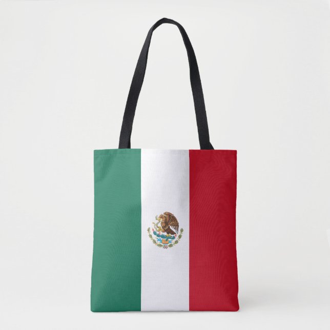 Tote Bag Drapeau mexicain (Devant)