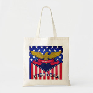 Tote Bag Drapeau Nebraska USA