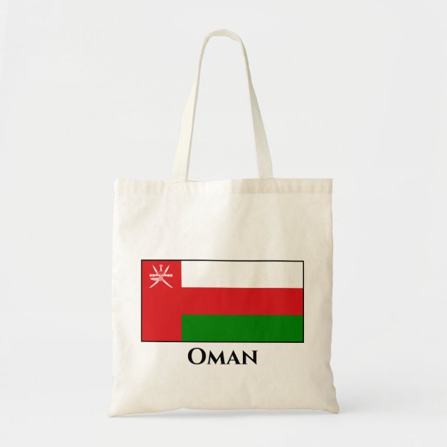 Tote Bag Drapeau Oman (Devant)