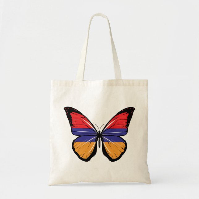 Tote Bag Drapeau papillon arménien (Devant)