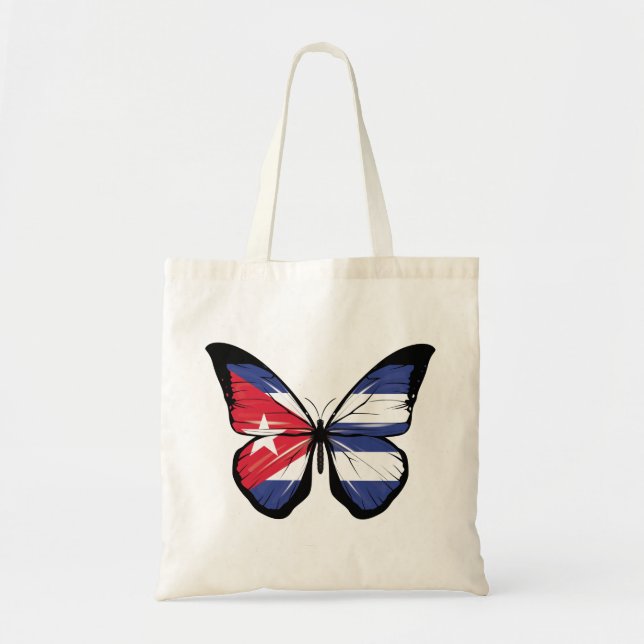 Tote Bag Drapeau papillon cubain (Devant)