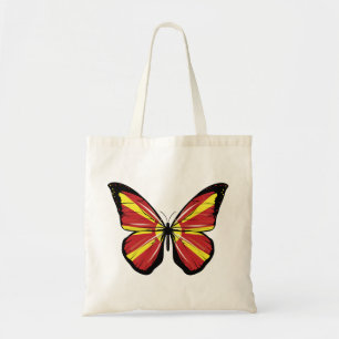 Tote Bag Drapeau papillon de Macédoine