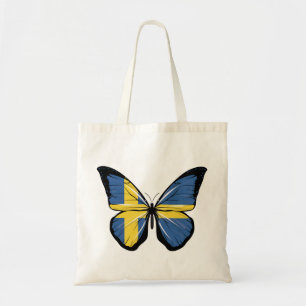 Tote Bag Drapeau papillon suédois