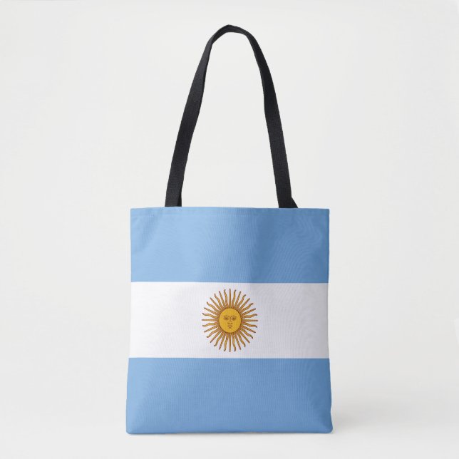 Tote Bag Drapeau patriotique argentin (Devant)