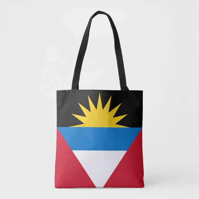 Tote Bag Drapeau patriotique d'Antigua-et-Barbuda (Devant)