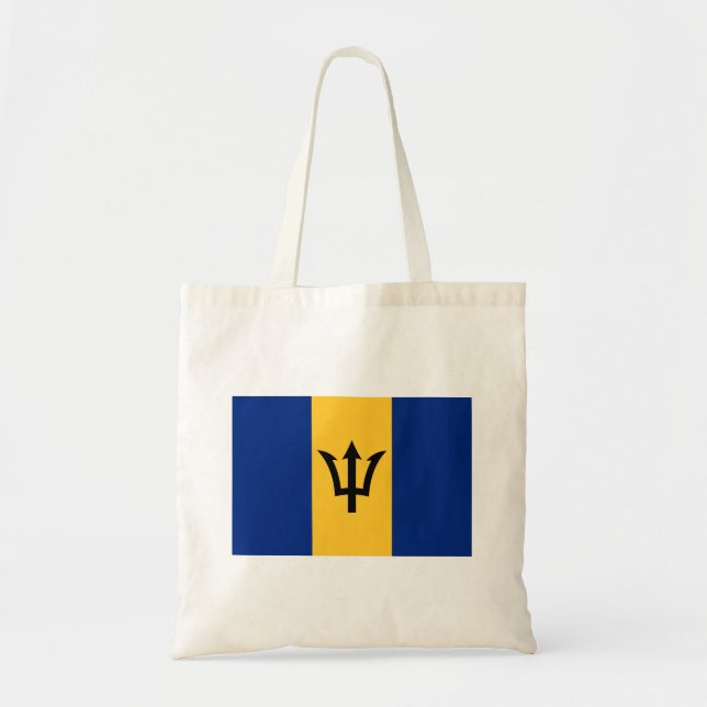 Tote Bag Drapeau patriotique de la Barbade (Devant)