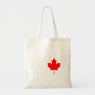 Tote Bag Drapeau Rouge Feuille D'Érable Du Canada Drapeaux 
