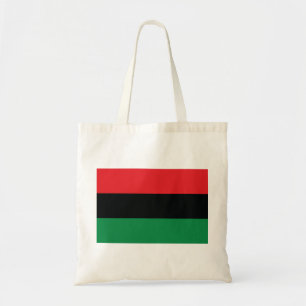Tote Bag Drapeau rouge, noir et vert