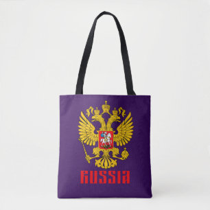 Tote Bag Drapeau russe Aigle impérial Russie orthodoxe